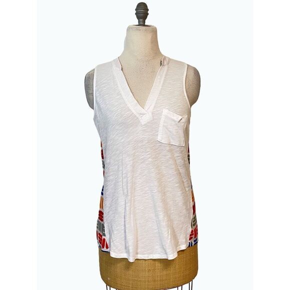 Anthropologie Porridge Multicolor Bicoastal Sleeveless Tunic Top Small - Picture 1 of 5